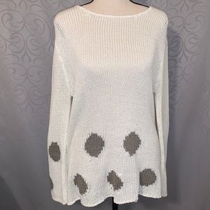 Talk Of The Walk Polkadot Sweater